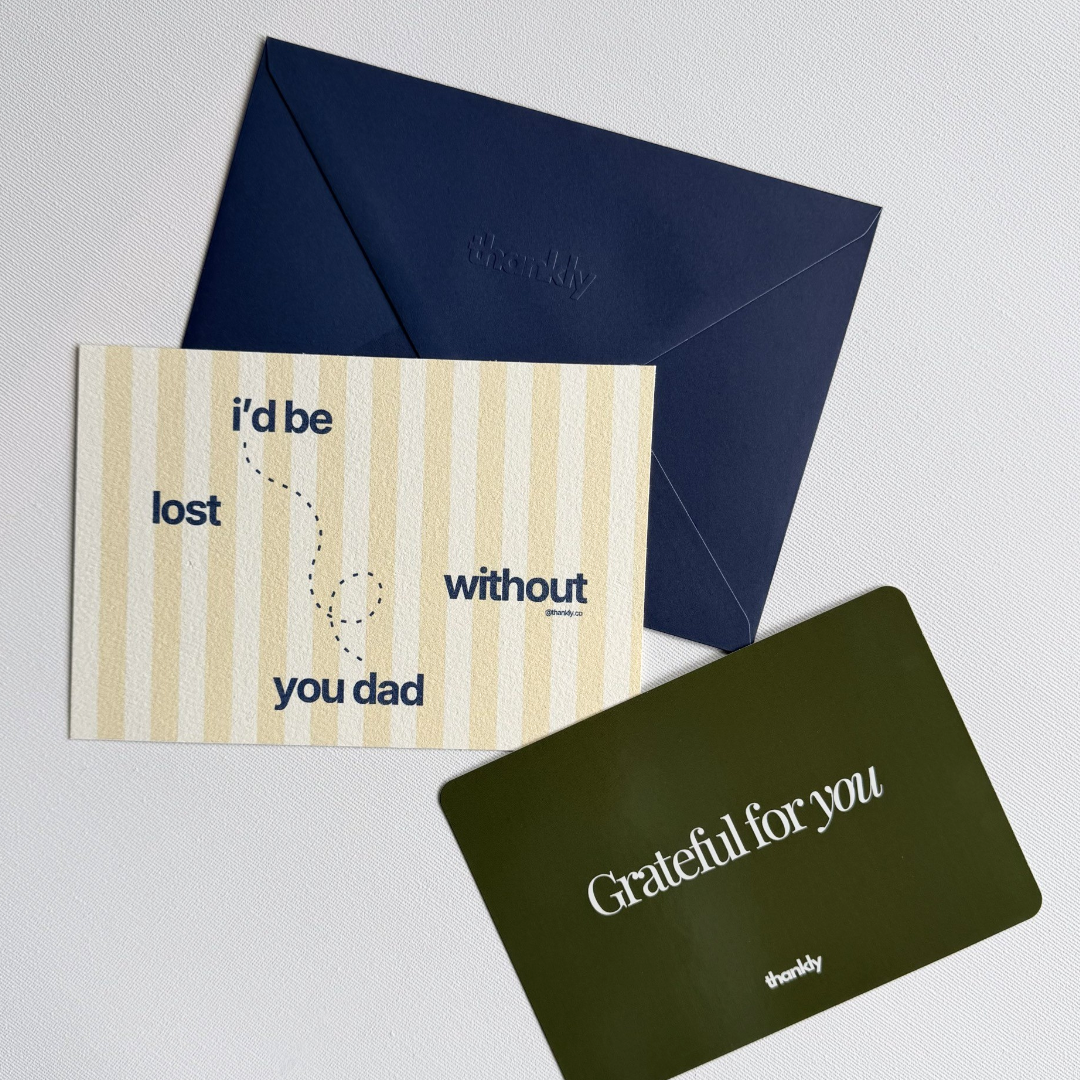 Lost without you Dad - Father's Day Edition Card