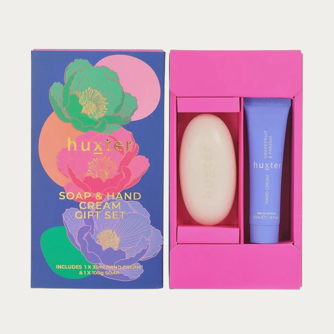 Huxter Soap & Hand Cream Gift Box - Grapefruit & Freesia