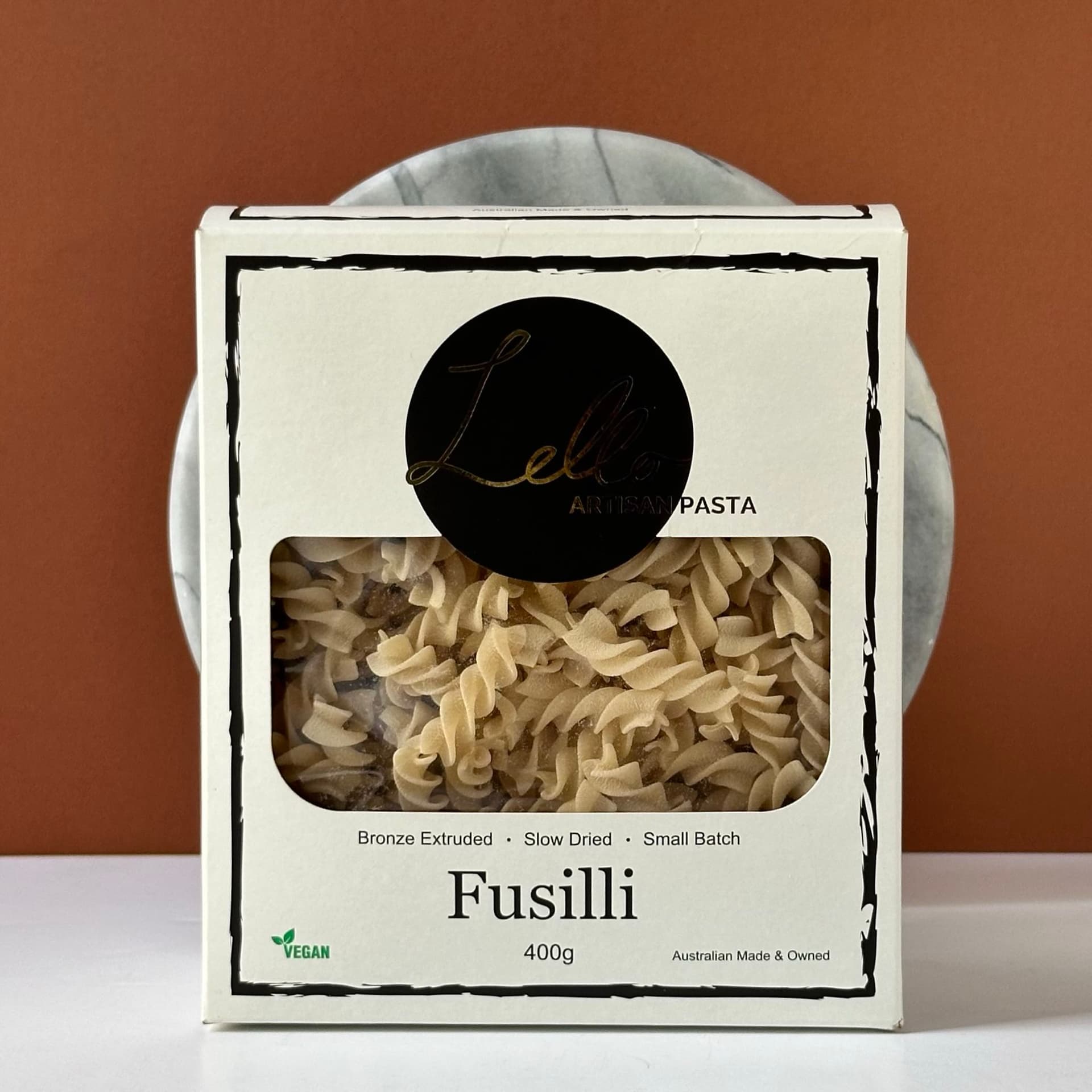 Lello Artisan Fusilli Pasta (400g): Bronze-extruded, slow-dried, and made in small batches