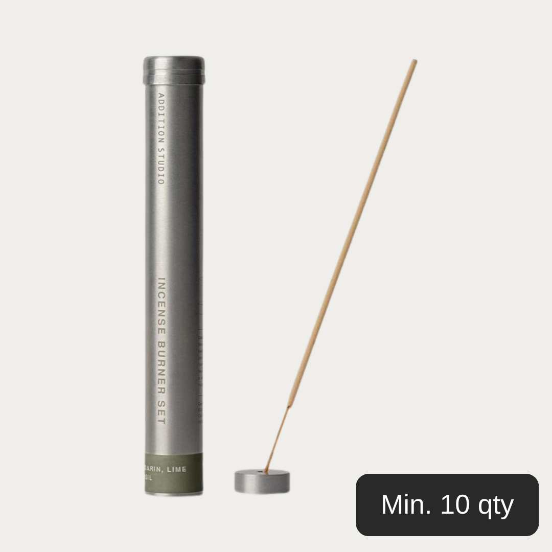 Addition Studio - Incense Set with Holder - Mandarin, Lime & Basil