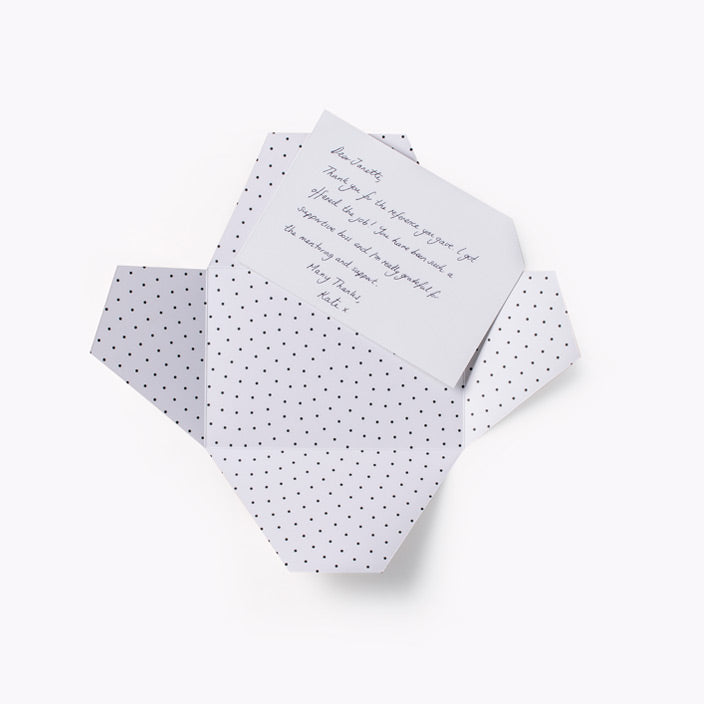 Black Dots - Complimentary Card