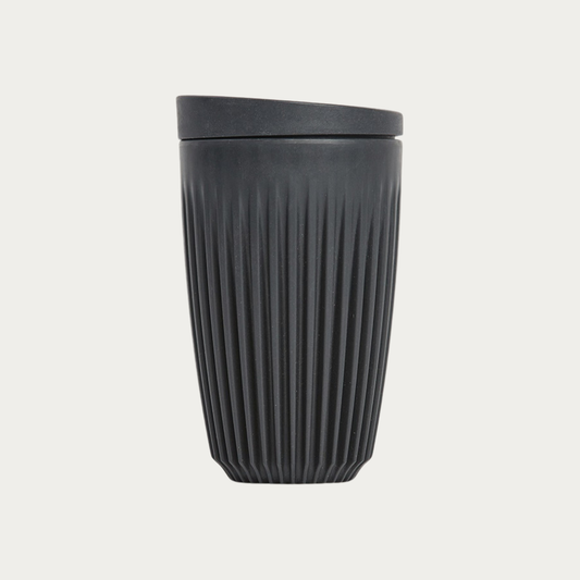 Huskee Original Reusable Coffee Cup Black 12oz