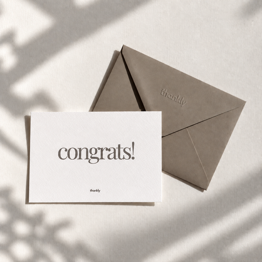 Congrats - The Classic Card