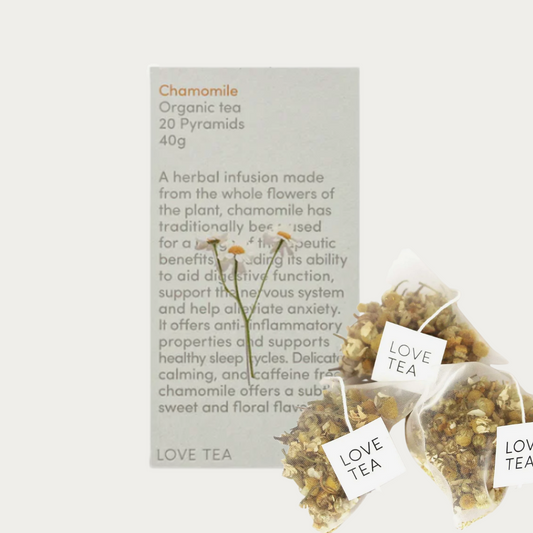 LoveTea Chamomile Organic Tea Bags 40g