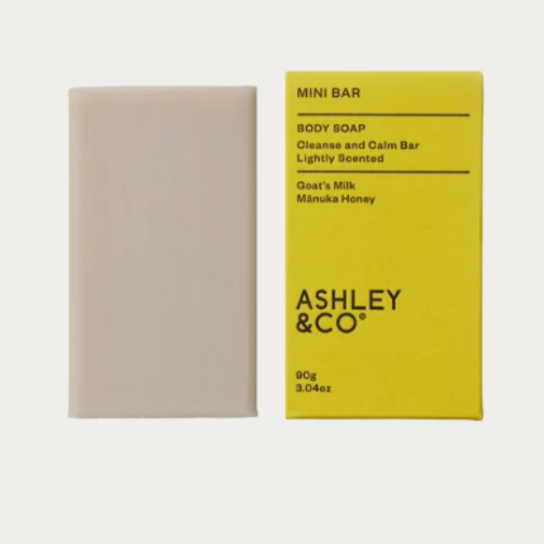 Ashley & Co Mini Soap Bar Goats Milk & Manuka Honey 90g