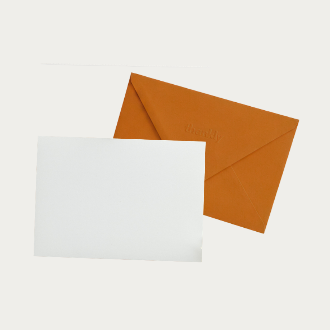 Orange Envelope - Complimentary Card