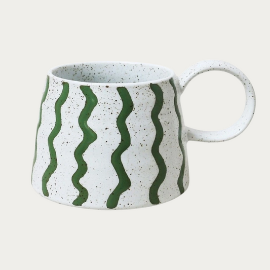 Swap for Robert Gordon Hand Painted Wavy Mug in Sage