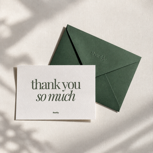 Thank You So Much - The Classic Card