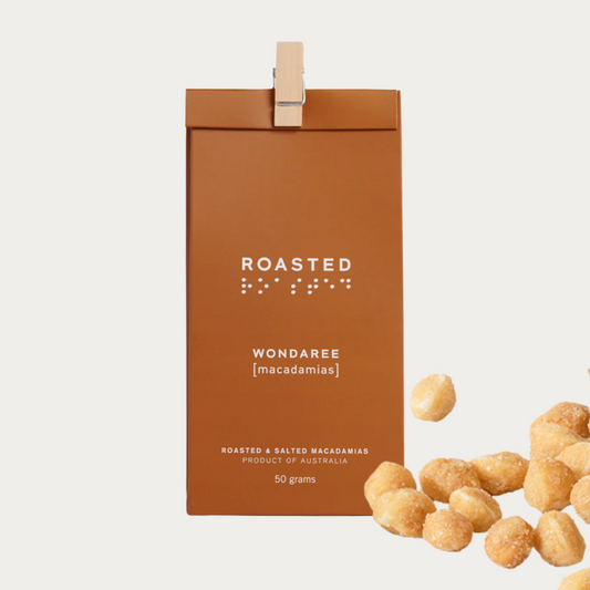 Wondaree Roasted Macadamia Nuts 50 grams