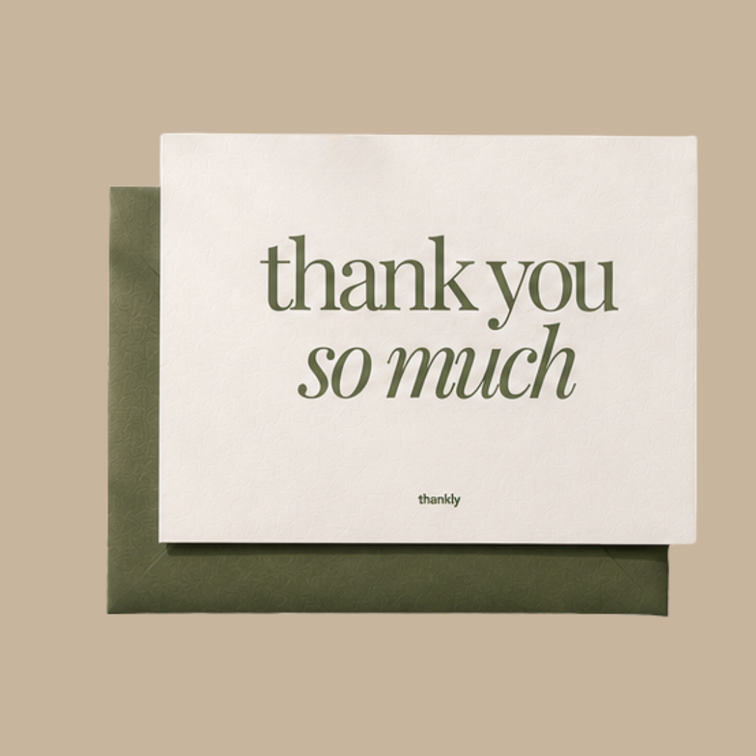 Thank You So Much - The Classic Card