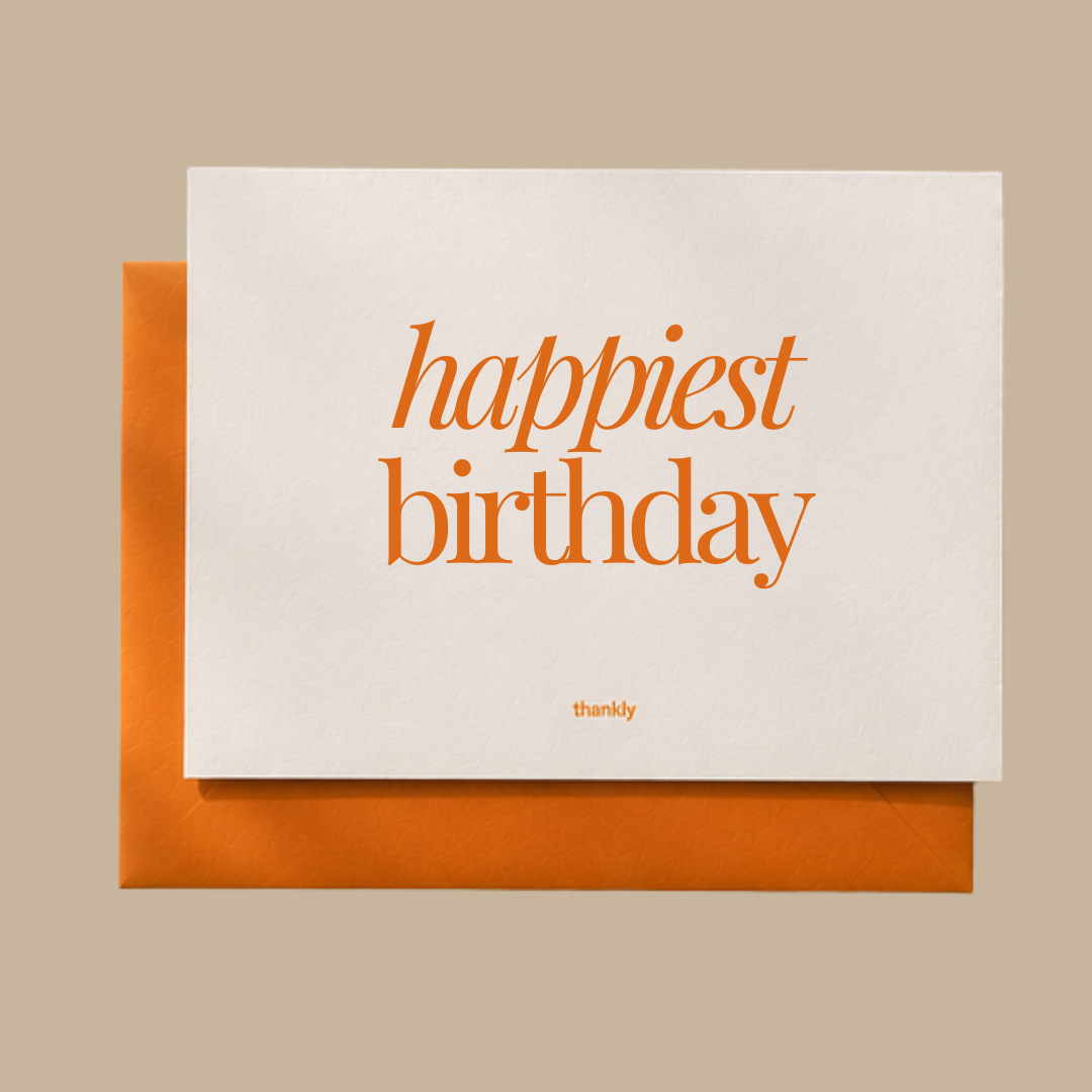 Happiest Birthday - The Classic Card