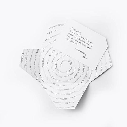Thank You - Signature Card